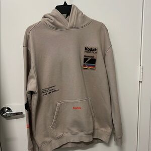 Kodak Tan Sweatshirt Hoodie Casual Style